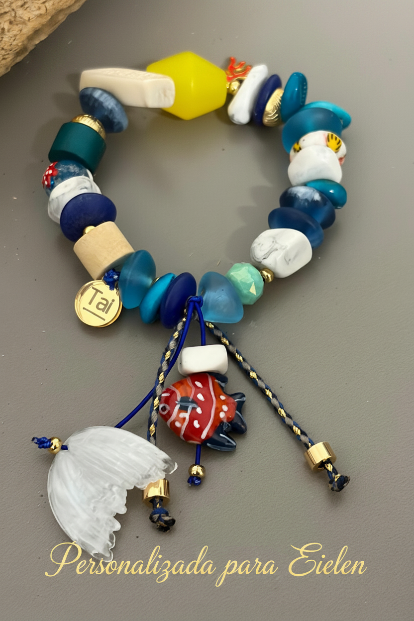 Deseo pulsera personalizada (Similar a este modelo)