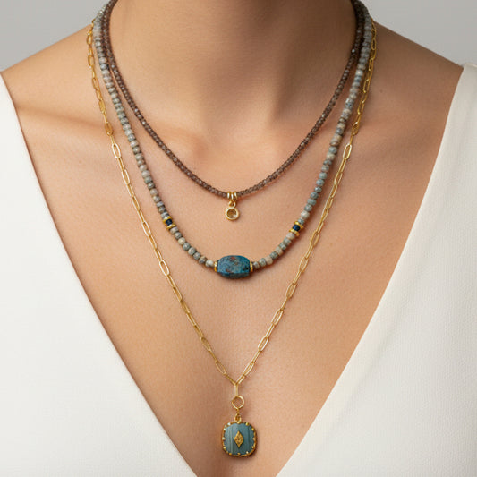 Trio de collares Esencia profunda