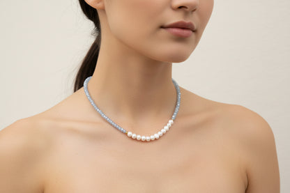 Fresh water pearl necklaces