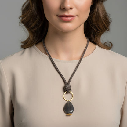 Gota de Luna collar corto