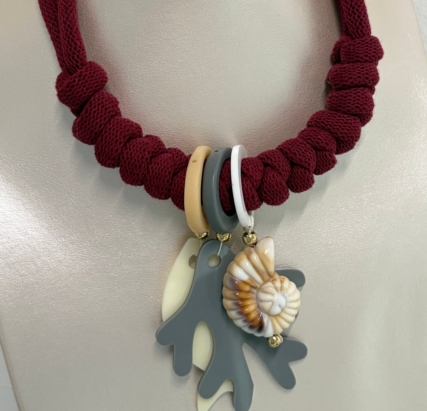 Collar Bahia encantada- # 17☀️5 collares en 1☀️charms removible🐟puedes mojarlo