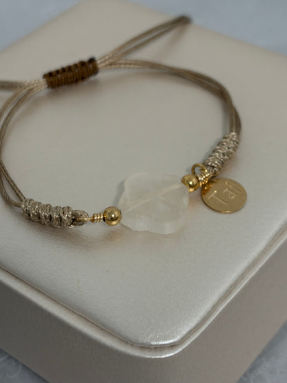 Pulsera en cuarzo clear, tu amuleto de energia positiva