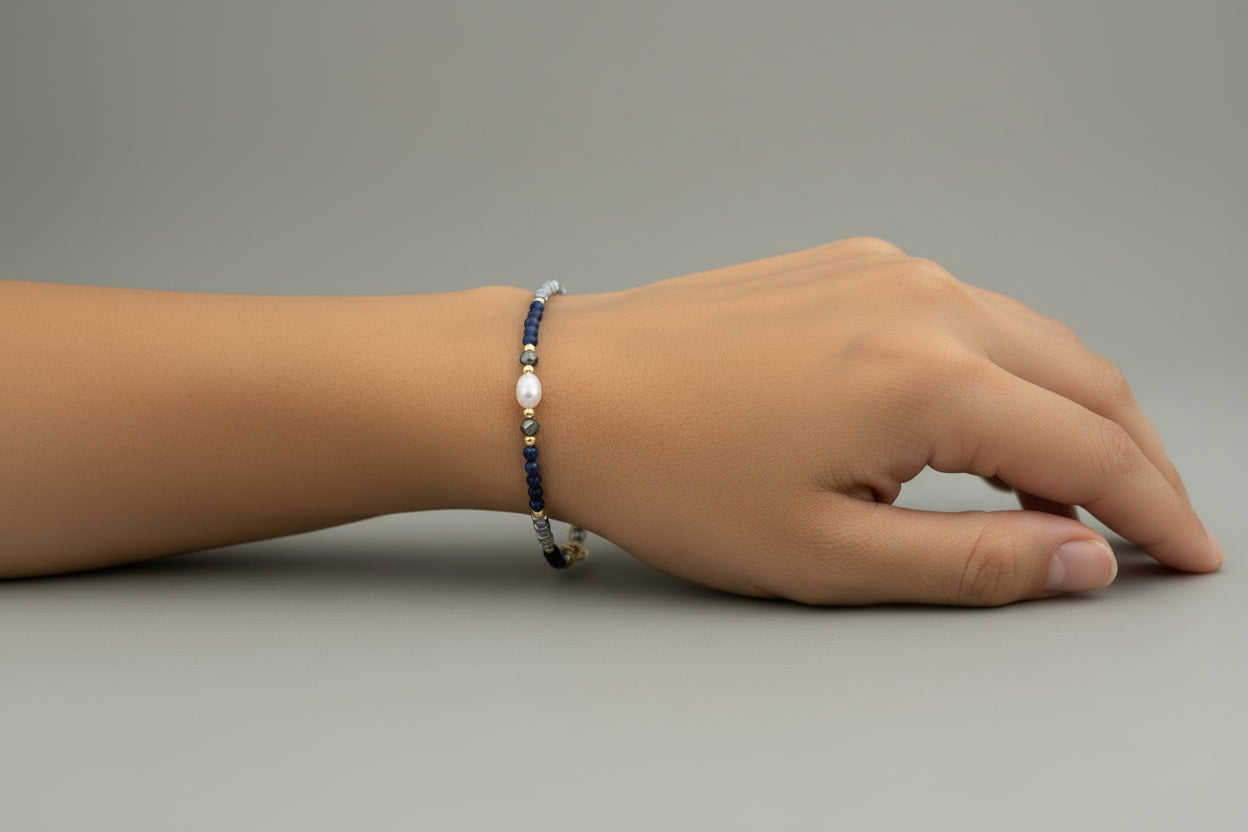 Lapis bracelet