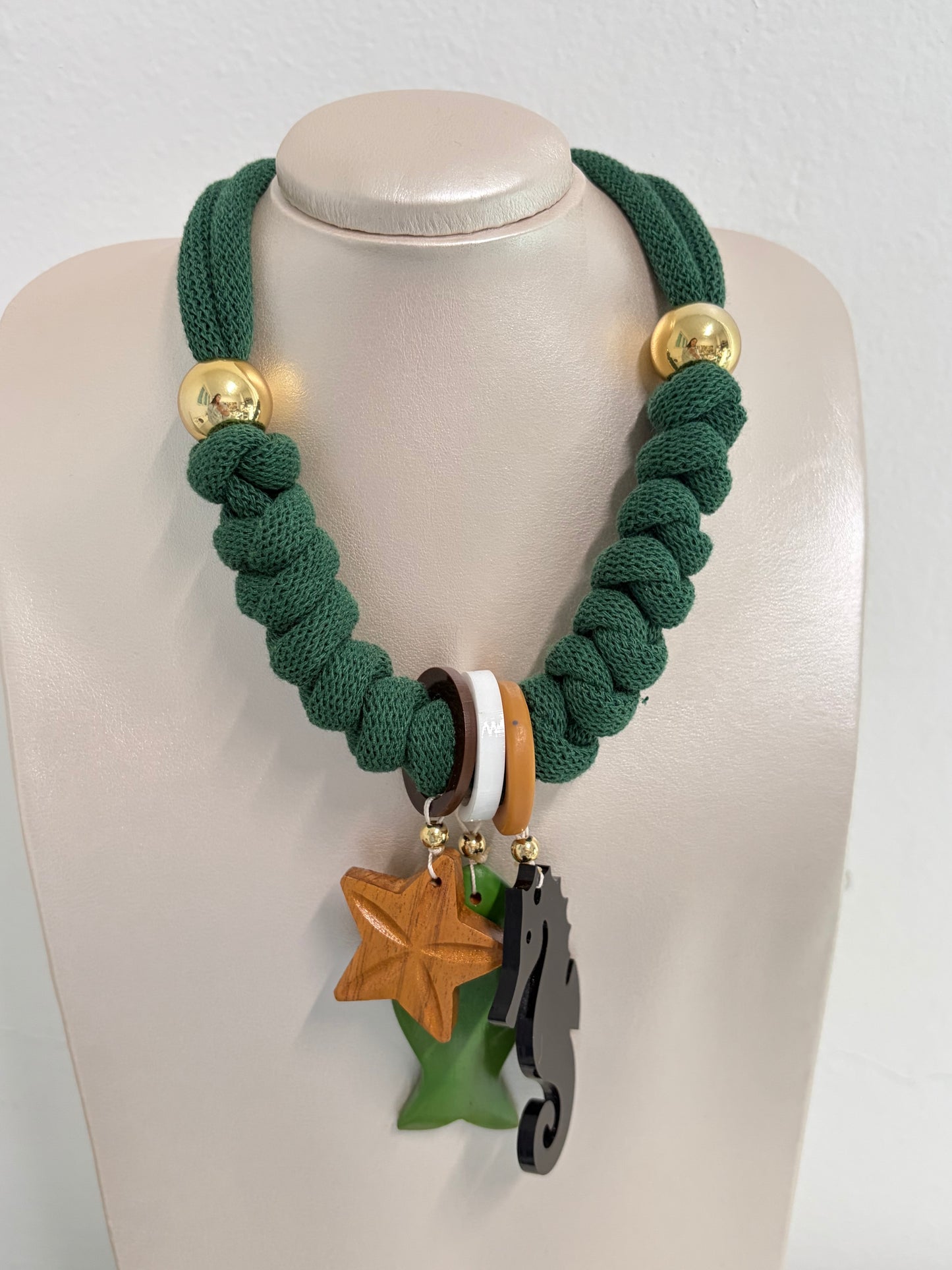 Collar Bahia encantada- # 14☀️5 collares en 1☀️charms removible🐟puedes mojarlo