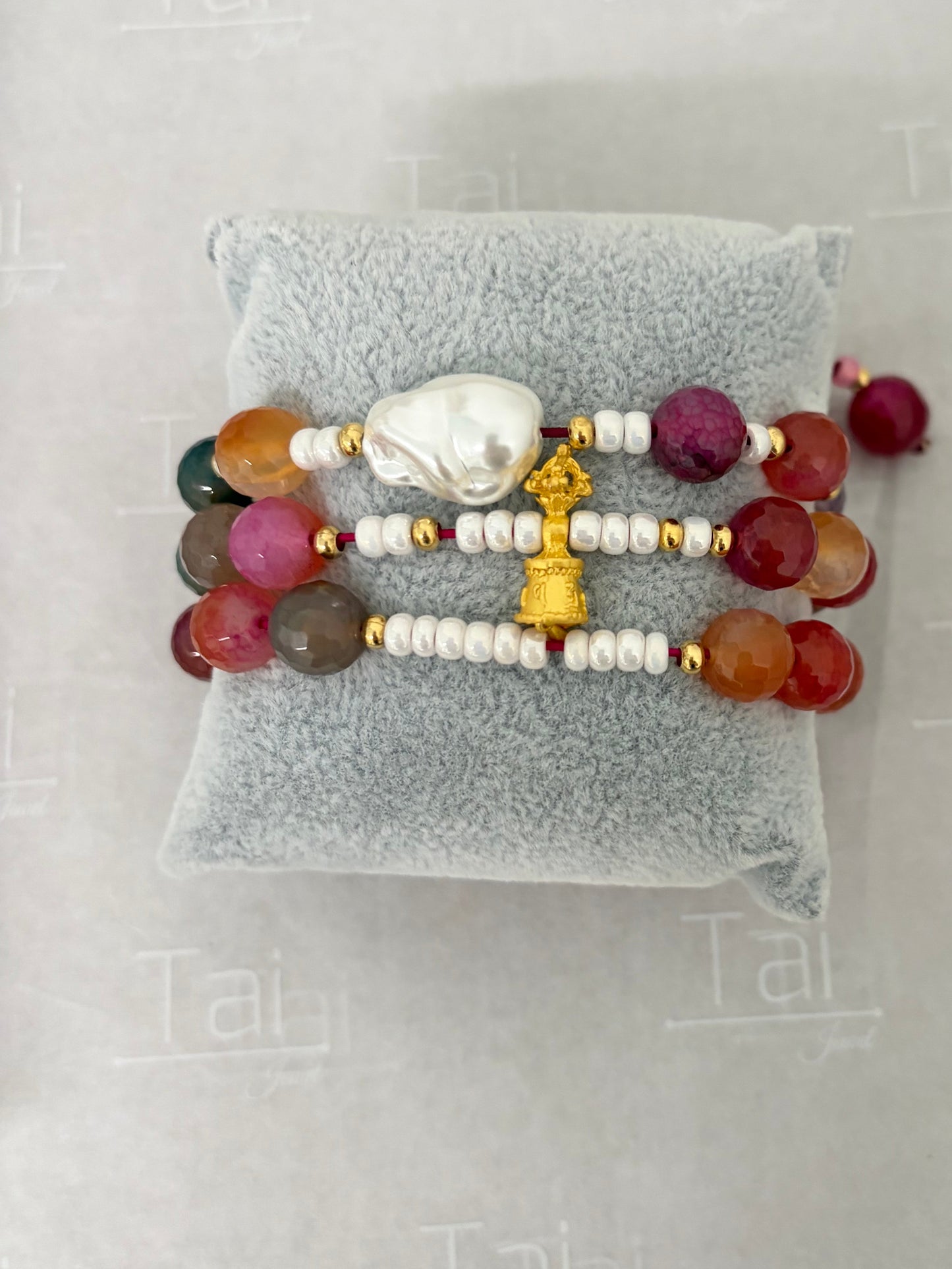 Trio de pulseras ajustables