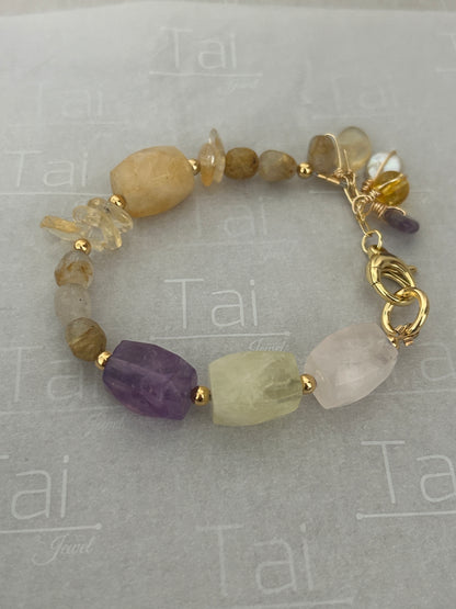 Citrine necklace or bracelet