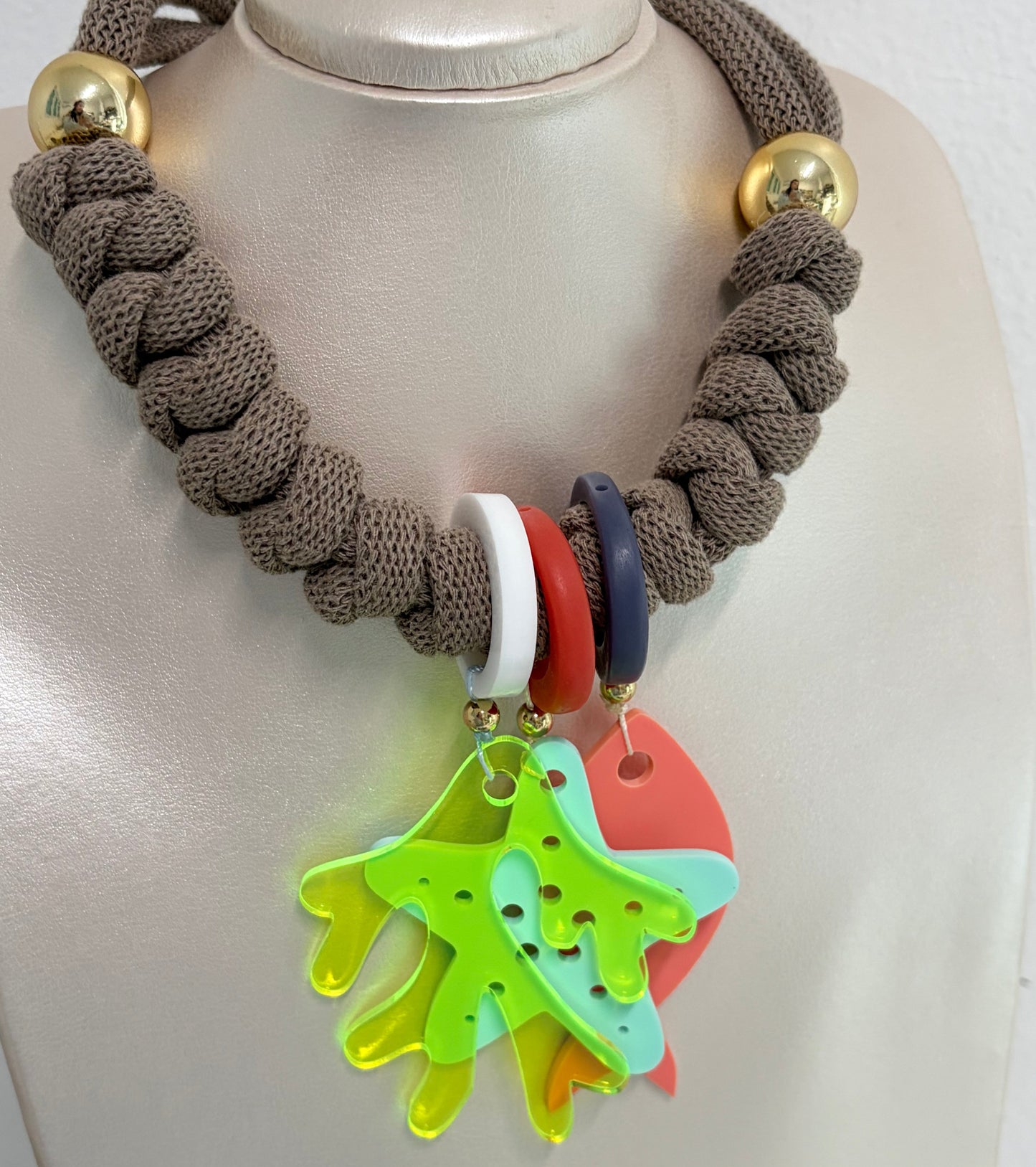 Collar Bahia encantada- # 15☀️5 collares en 1☀️charms removible🐟puedes mojarlo