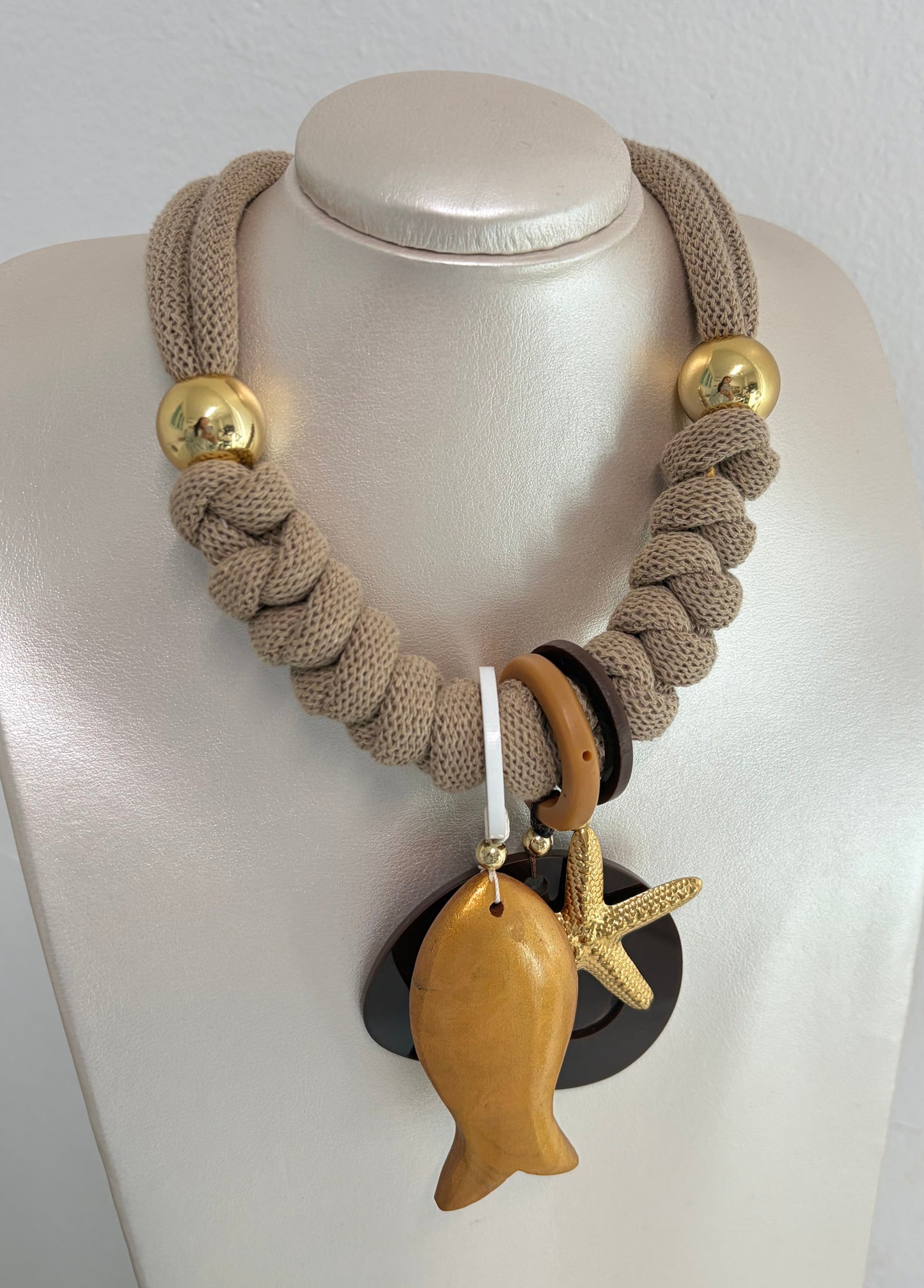 Collar Bahia encantada- # 13☀️5 collares en 1☀️charms removible🐟puedes mojarlo
