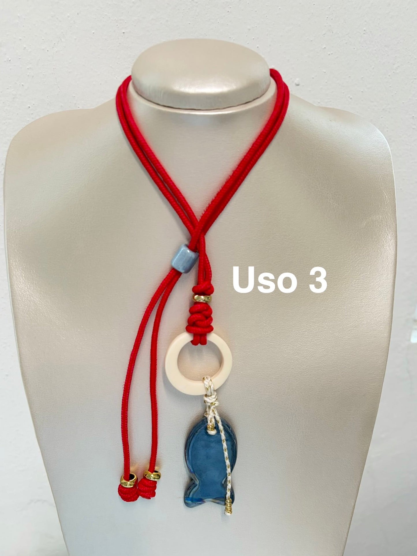 Collar 3 en 1 (rojo)