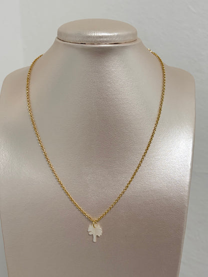 Collar Palma- en madre perla