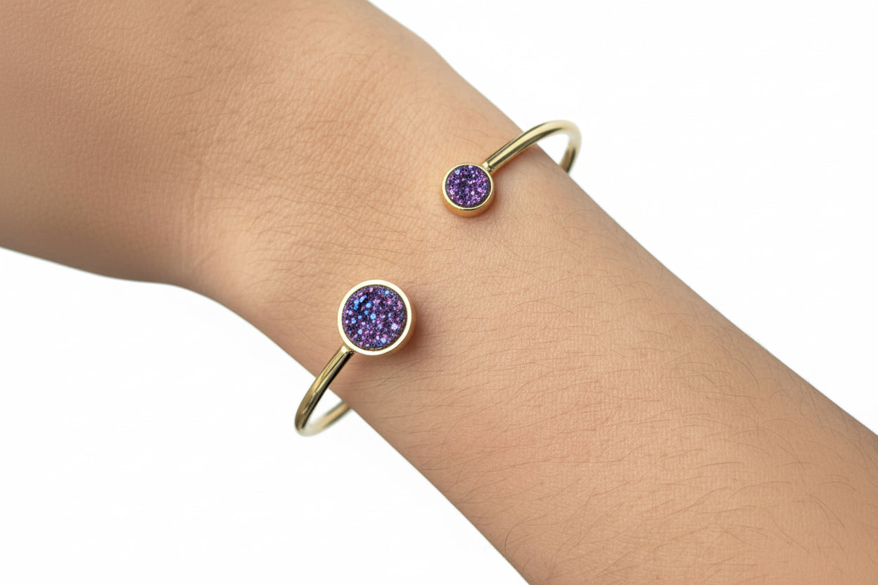 Purple druxy bangle