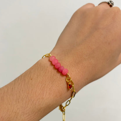 Set para mamá Flor del amor( hot pink)