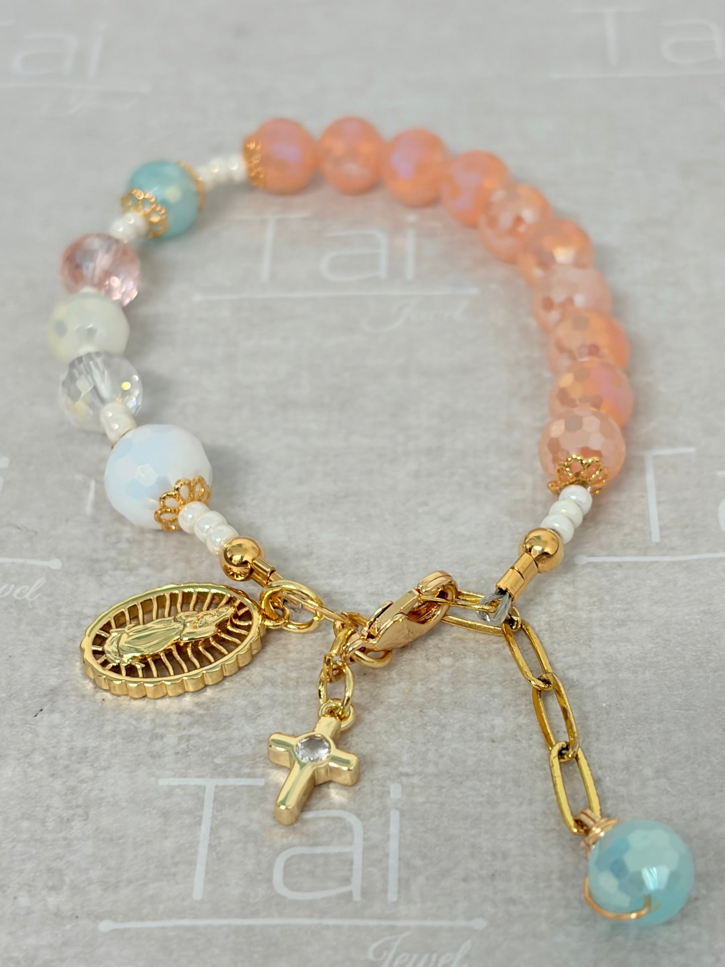 Rosary bracelet collection