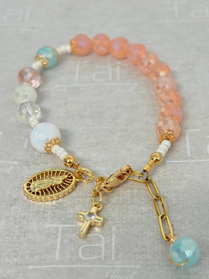 Rosary bracelet collection
