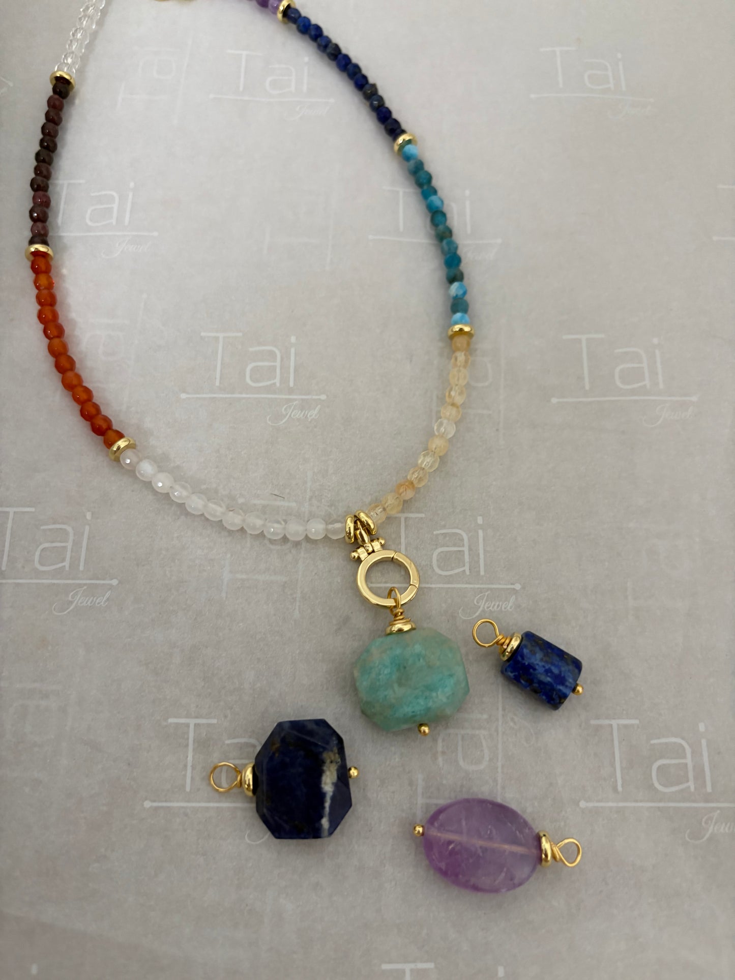 Collar cocktail para el Alma( charms intercambiables)