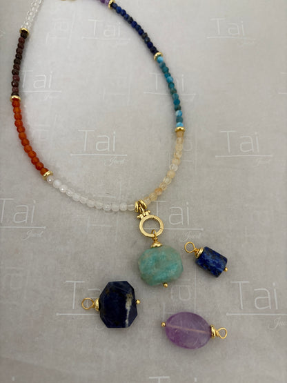 Collar cocktail para el Alma( charms intercambiables)