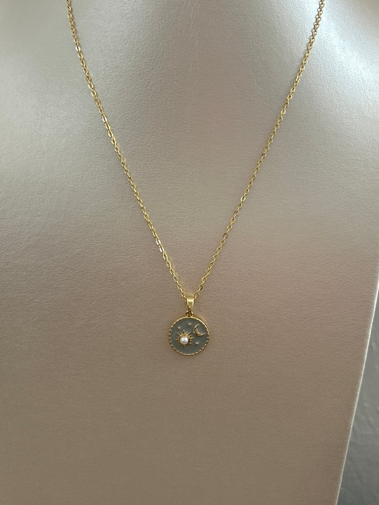 Moon and Sun necklace