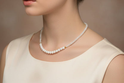 Fresh water pearl necklaces