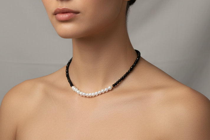Fresh water pearl necklaces