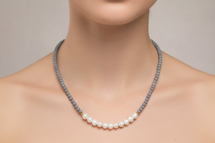 Fresh water pearl necklaces