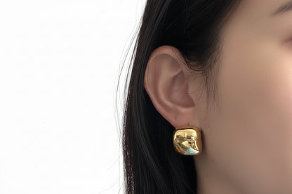 Luxe square earrings