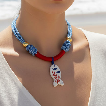 La marina  by Tai  style #4- collar en hilo