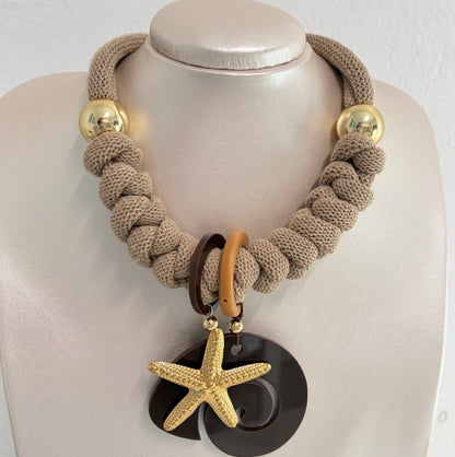 Collar Bahia encantada- # 13☀️5 collares en 1☀️charms removible🐟puedes mojarlo