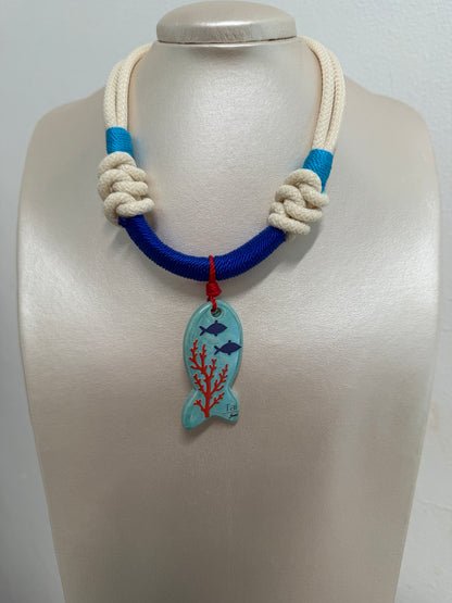 La marina  by Tai  style #1- collar en hilo