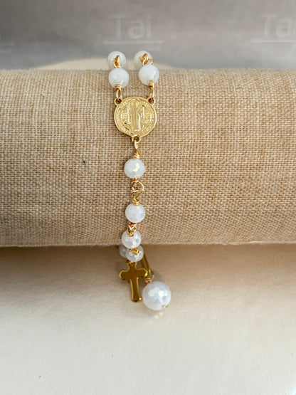Rosary bracelet collection