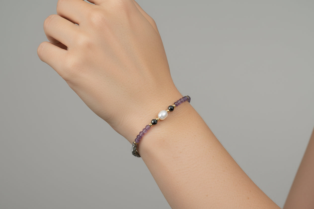 Amethyst bracelet