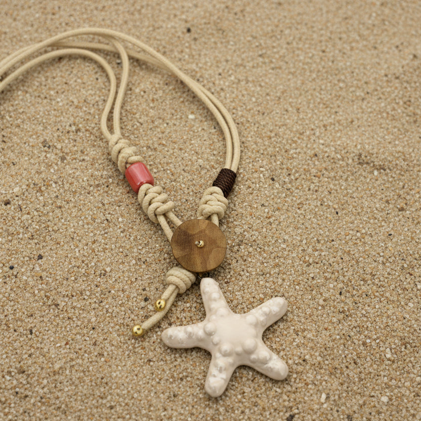 Collar brisa del mar( crema)