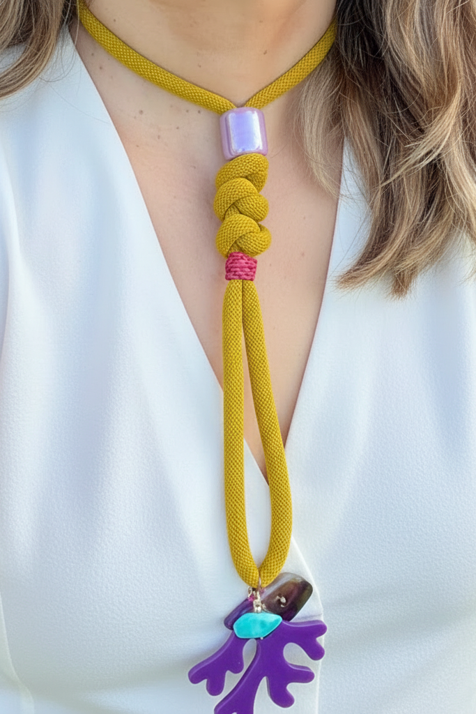 Collar Coral Reef  style 1 - Llevalo estilo choker o mas largo