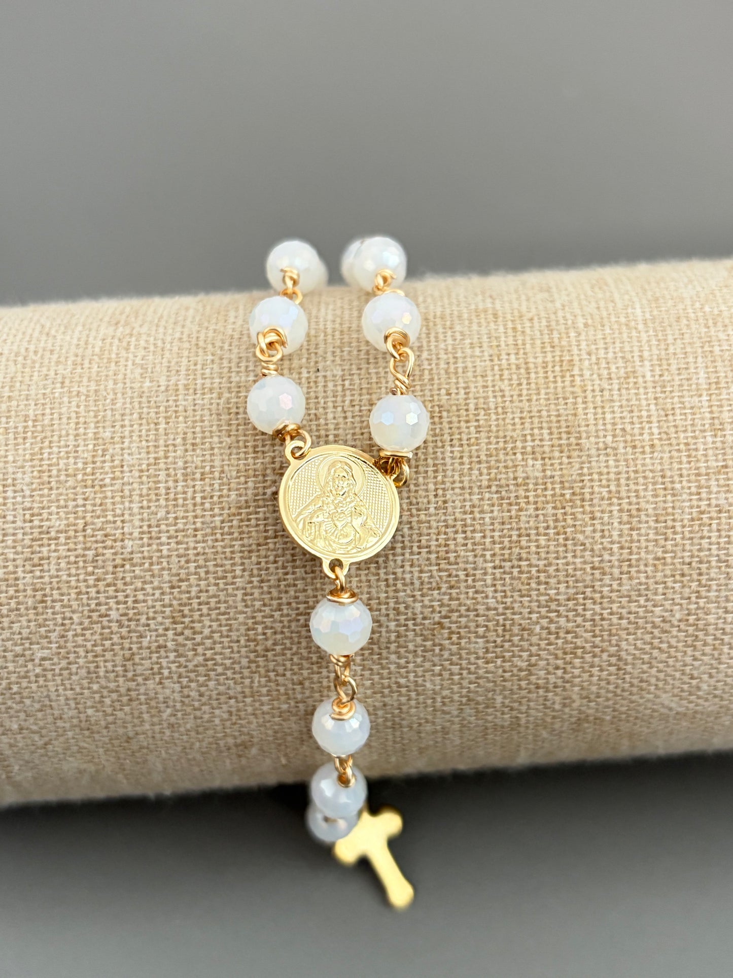 Rosary adjustable bracelet collection