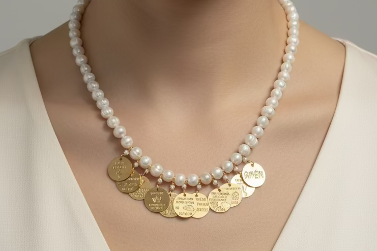 Padre Nuestro collection (Gold filled collar )
