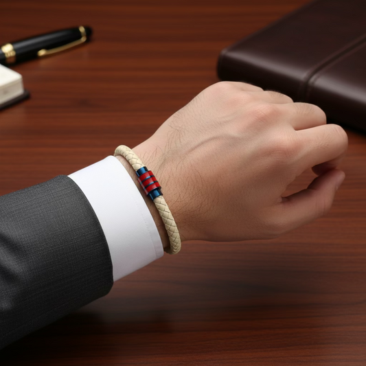 Pulsera en cuero (leather bracelet)