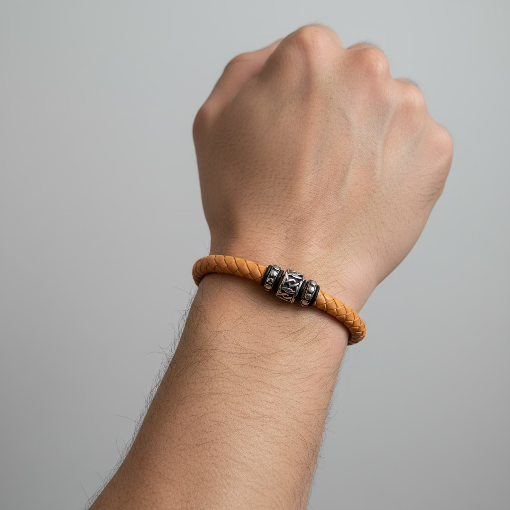 Pulsera en cuero (leather bracelet)