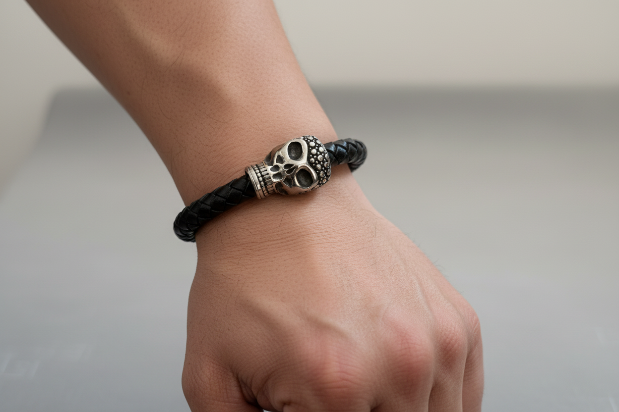 Pulsera en cuero (leather bracelet)