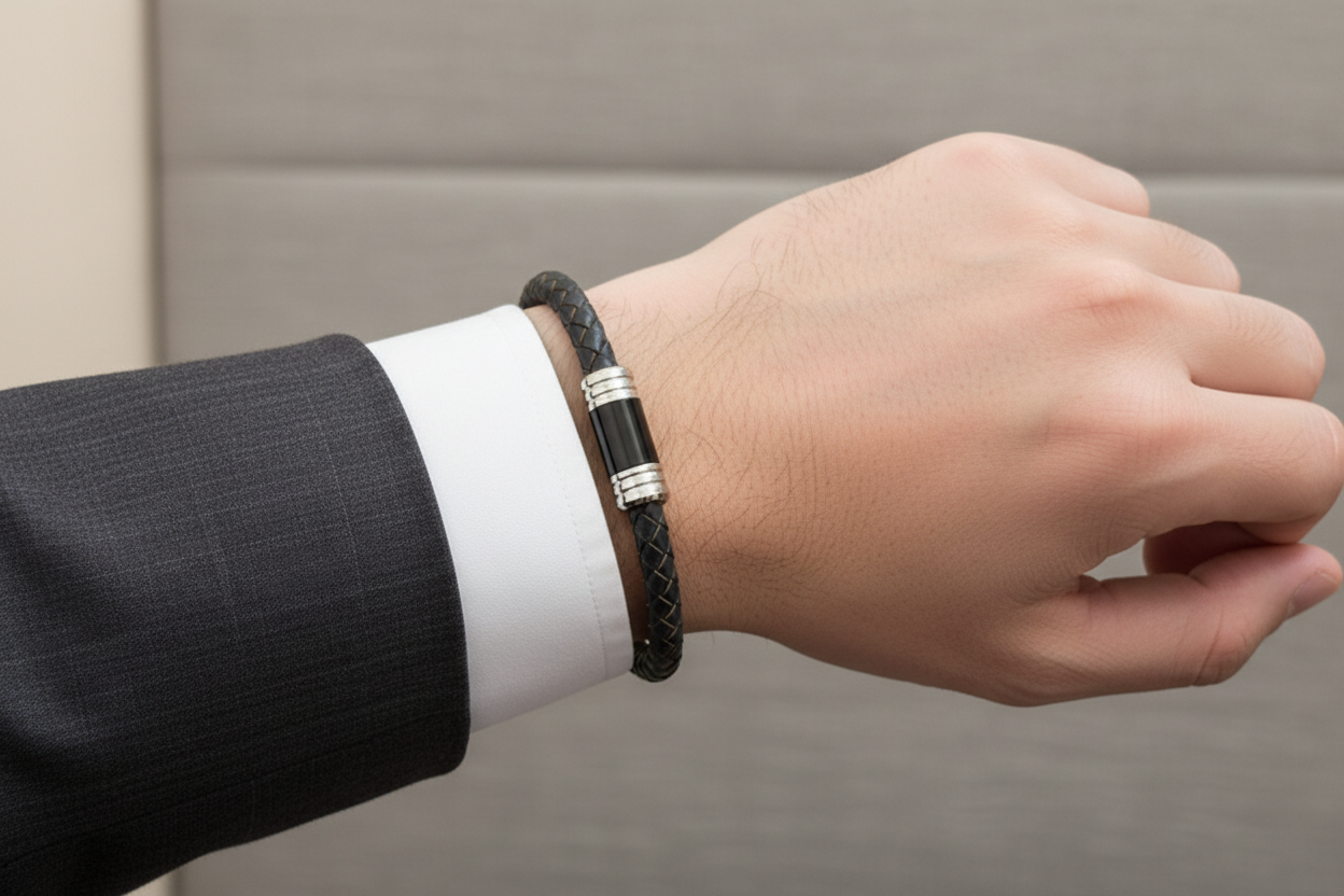 Pulsera en cuero (leather bracelet)