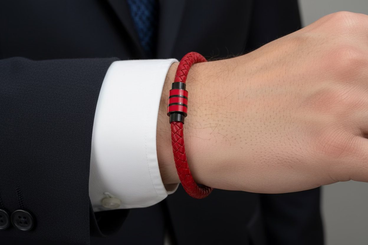Pulsera en cuero (leather bracelet)