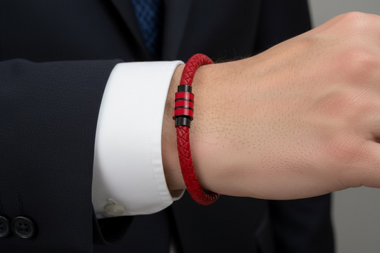 Pulsera en cuero (leather bracelet)