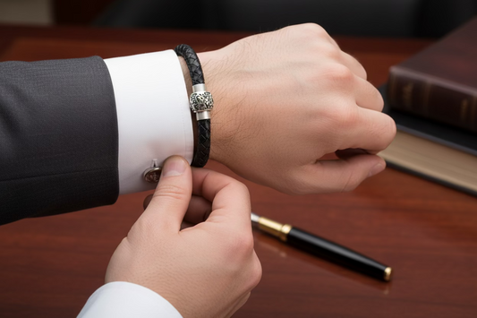 Pulsera en cuero (leather bracelet)