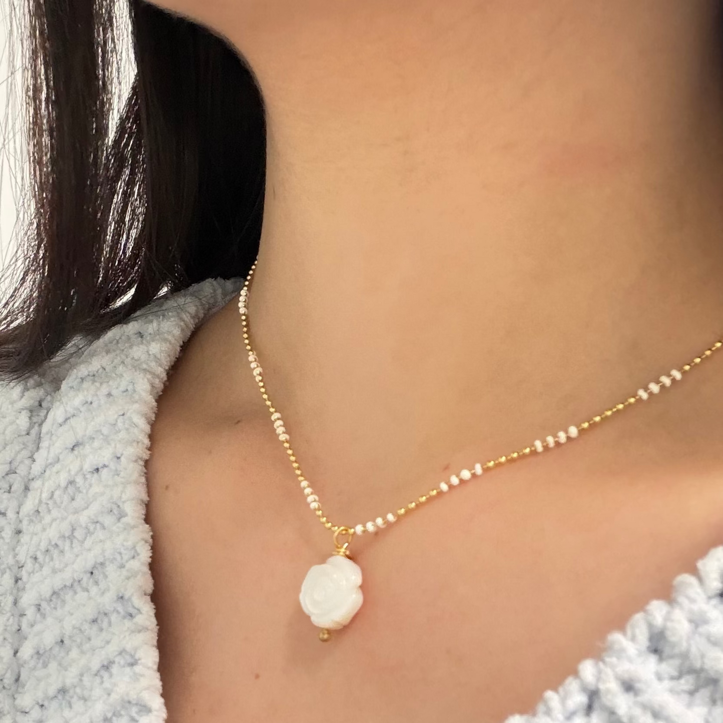 Las rosas de mamá ( collar)