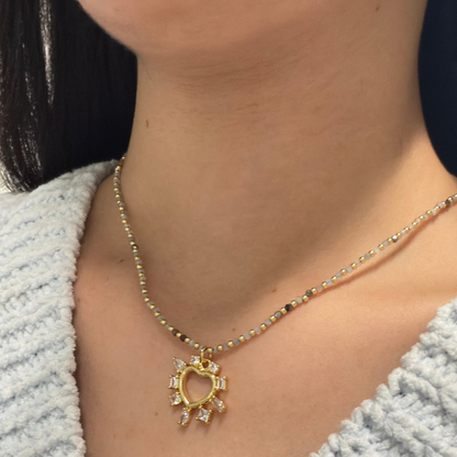 El corazón de mamá en Zirconia