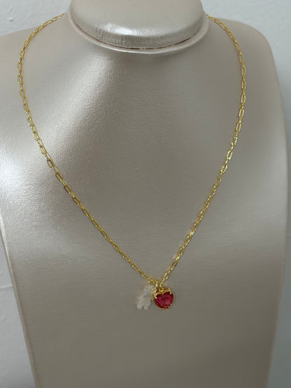Amor de Mamá – Collar con Dije Niño/Niña en Madre Perla