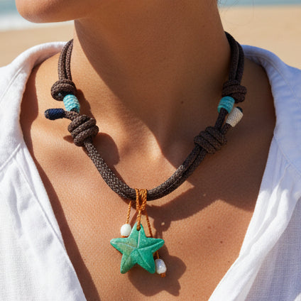 Collar estrella de mar(a prueba de agua)
