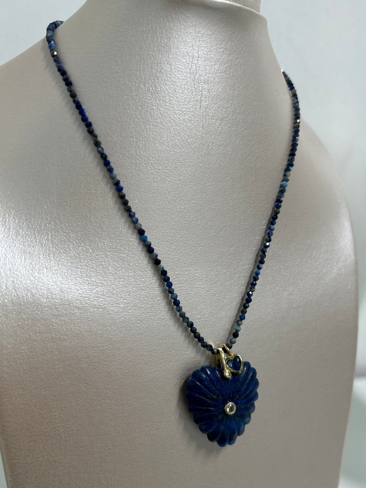 Gemstone Heart Necklace