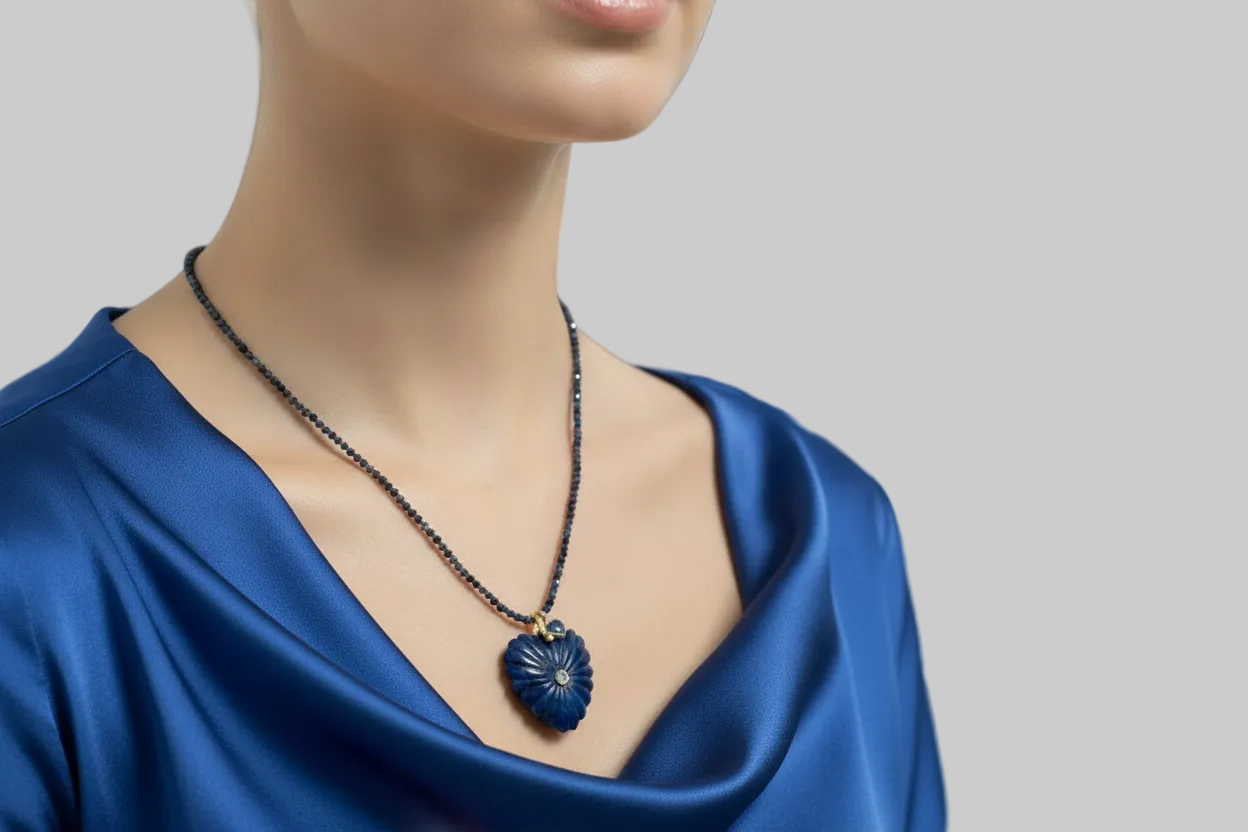 Gemstone Heart Necklace