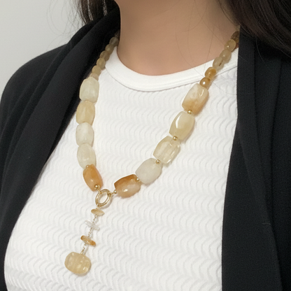 Citrine necklace or bracelet