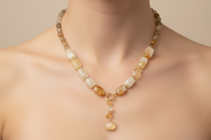 Citrine necklace or bracelet
