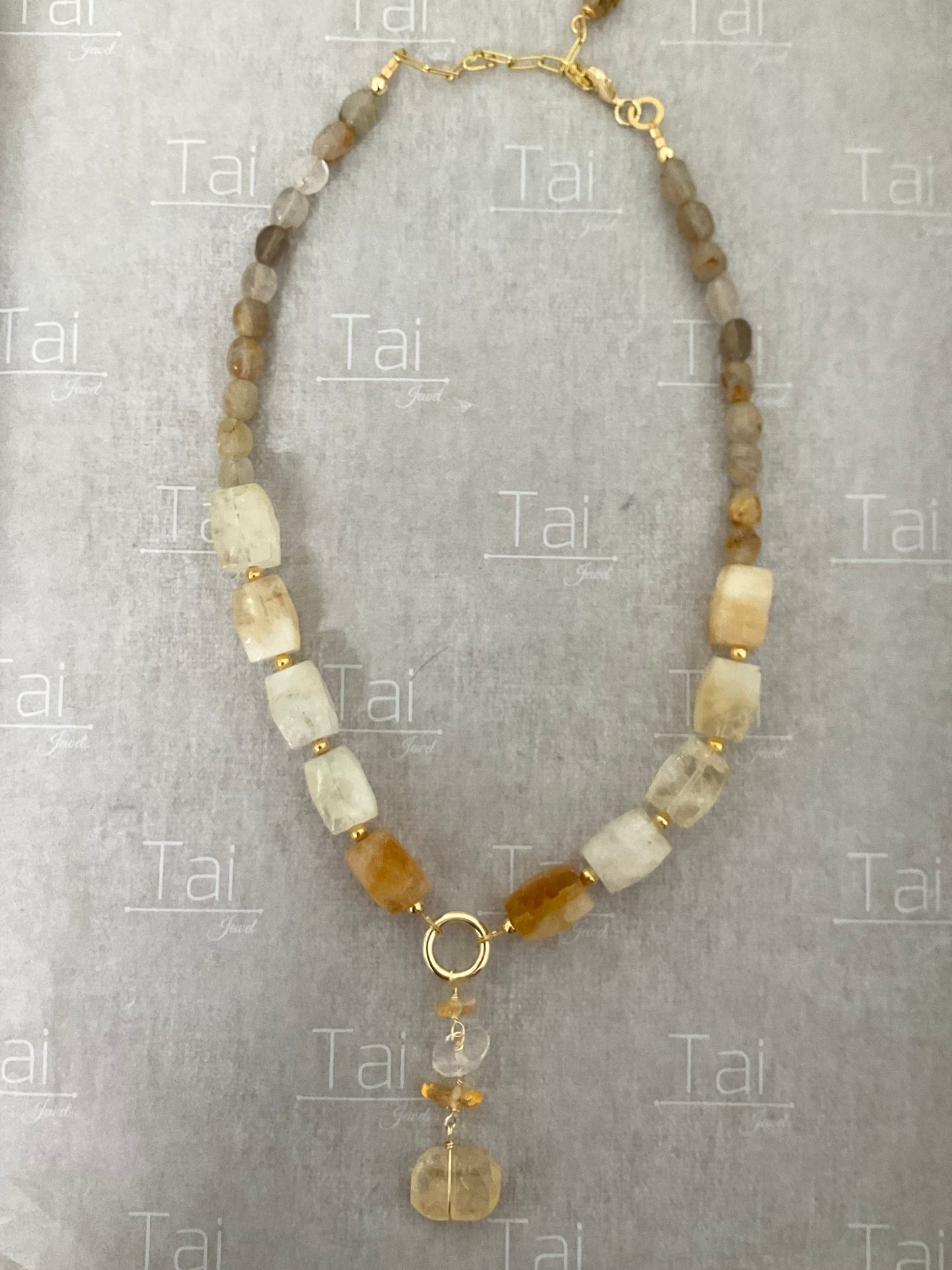 Citrine necklace or bracelet